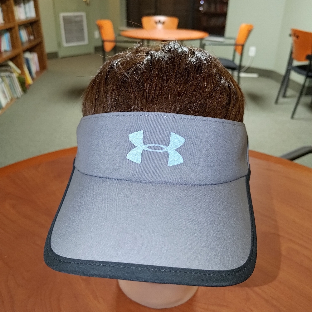 Under Armour Reflective Logo Adjustable Visor Gra… - image 2